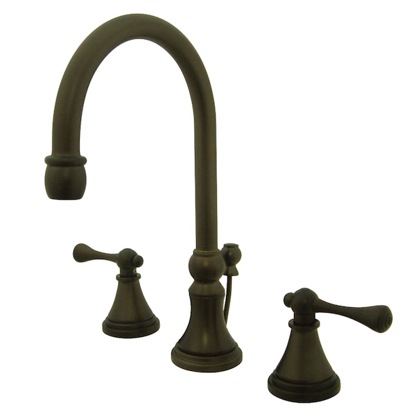 8" Widespread Bathroom Faucet, Oil Rubbed Bronze